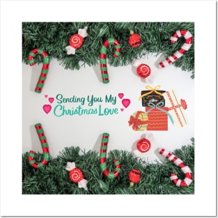 Sending you my Christmas love Posters and Art